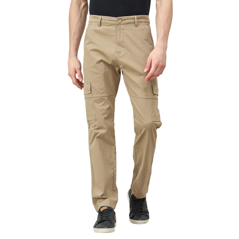 Duke Urban Men Non-Denim Cargo (SDT4619R) Khaki / 32 / Solid
