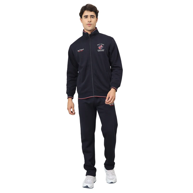 Duke Urban Men Full Zip Regular Tracksuit (LF6050) Navy / XXL / Solid
