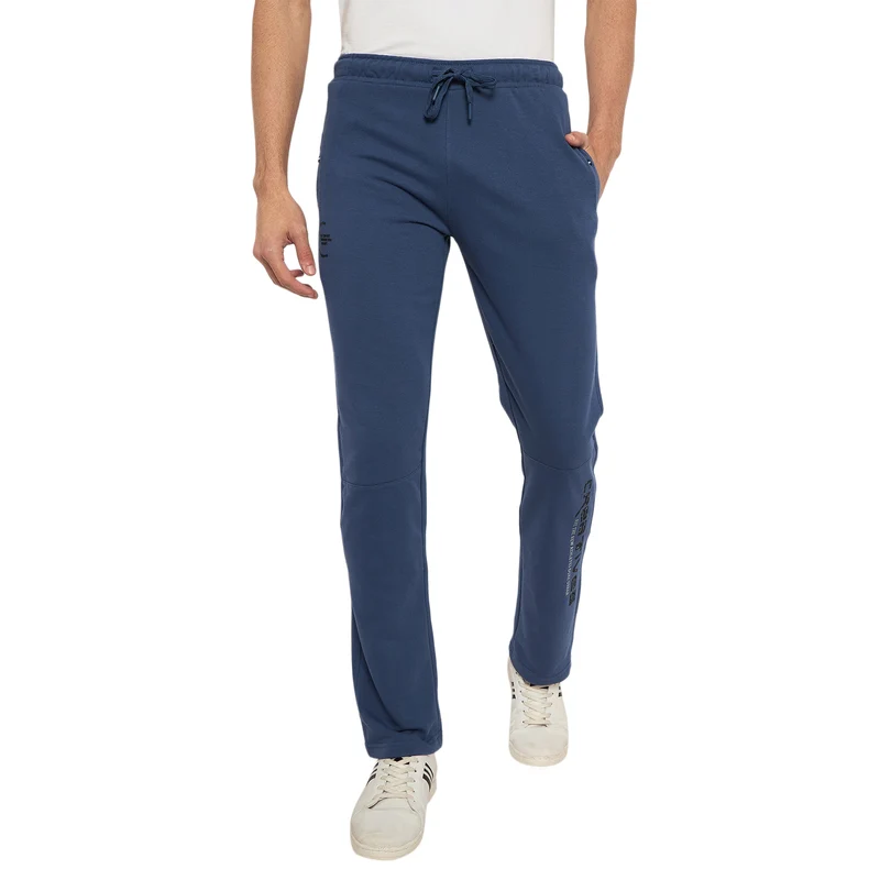 Duke Urban Men Regular Track Pant (LF9070) Denim / L / Solid