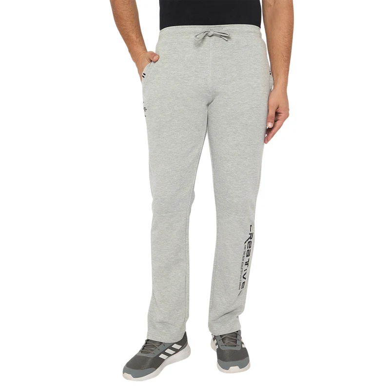 Duke Urban Men Regular Track Pant (LF9070) M.Grey Melange / XL / Solid