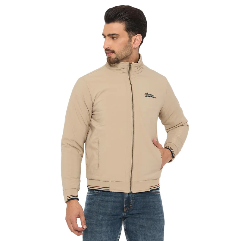 Duke Urban Men Full Sleeve Jacket (SDZ3013R) Cream / XXL / Solid