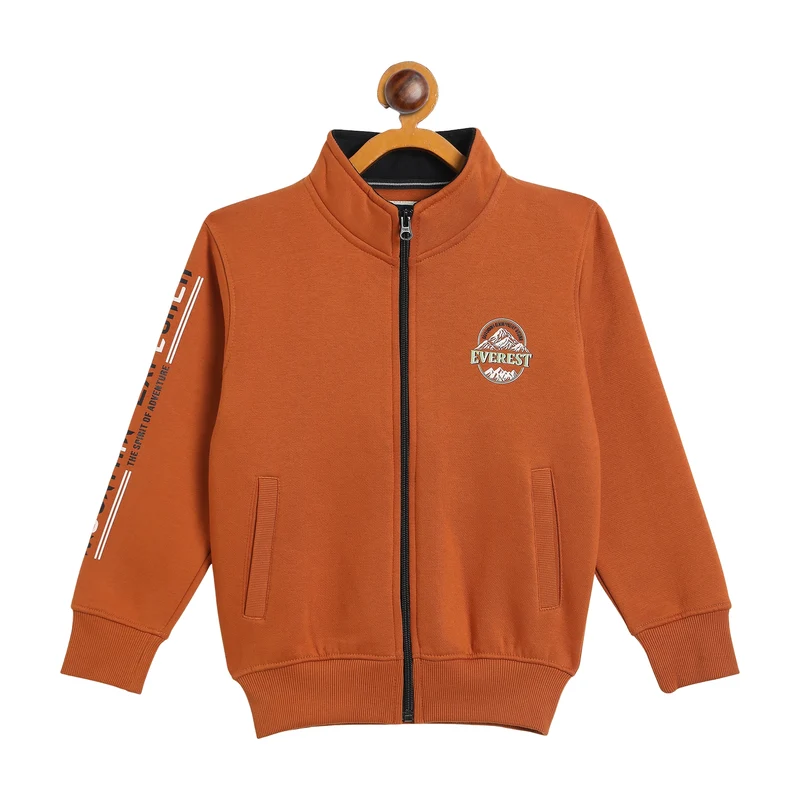 Duke Urban Boys Full Sleeve Zipper Sweatshirt (LF399) Sun City / 28 / Graphic Print