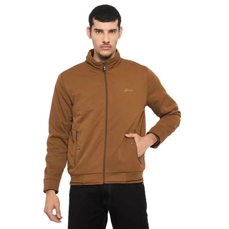 Duke Urban Men Full Sleeve Jacket (SDZ3130) Brown / XXL / Solid