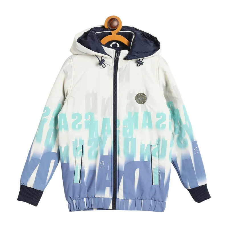 Duke Urban Boys Full Sleeve Hooded Neck Jacket (SDZ5035) Blue / 30 / Dyed/Ombre