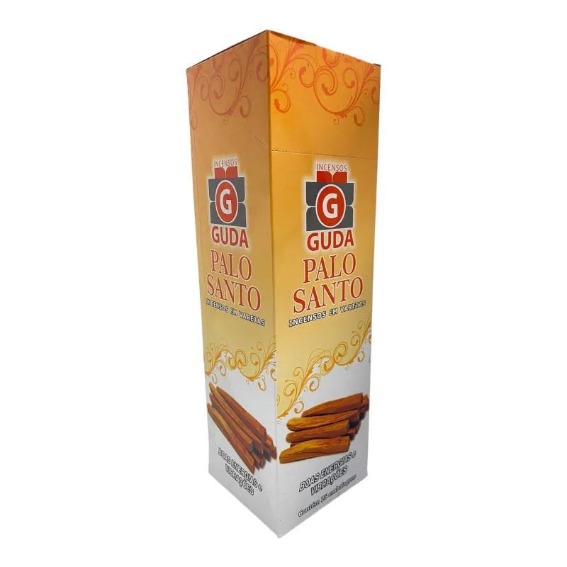 Incenso Palo Santo Guda Indiano 25 Caixas Com 7 Varetas