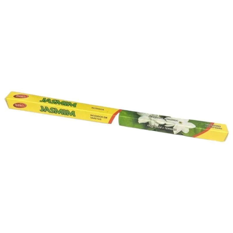 Incenso Jasmim Shanti Indiano Caixa Com 7 Varetas