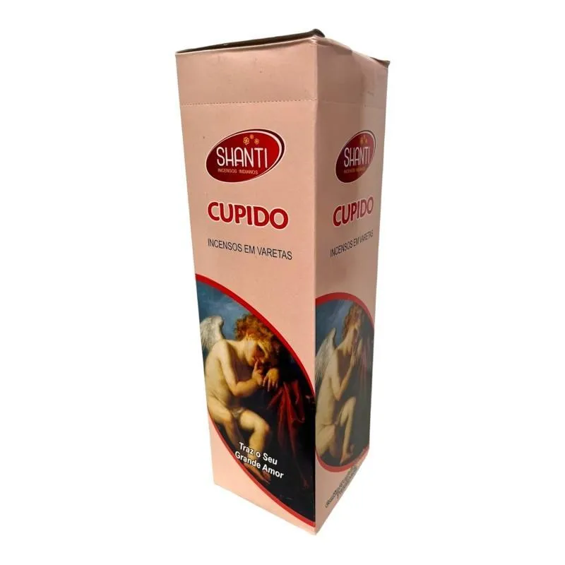 Incenso Cupido Shanti Indiano 25 Caixas Com 7 Varetas