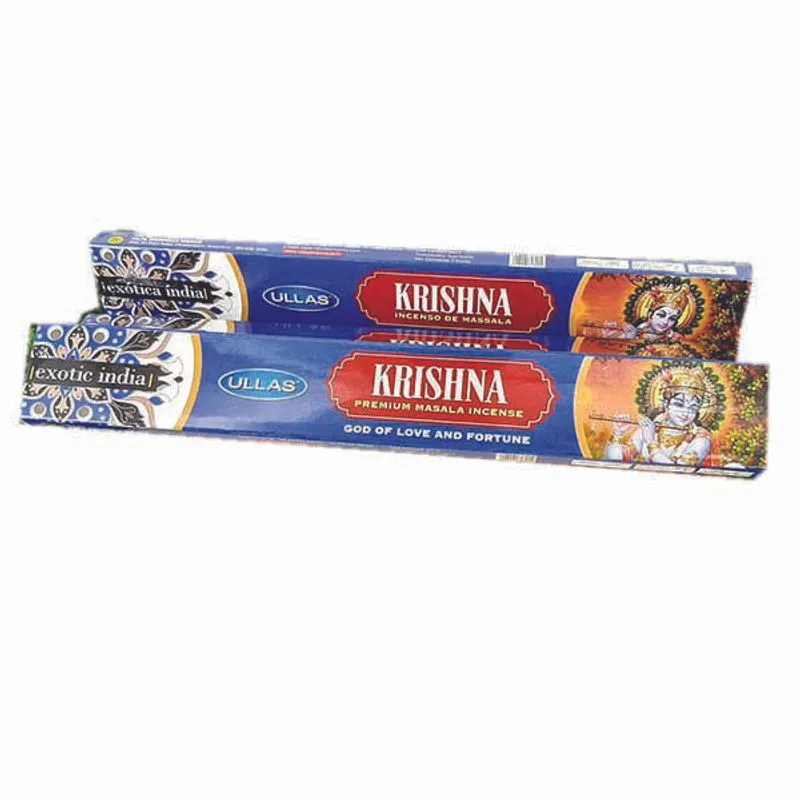 Incenso De Massala Exotic Krishna - Kit 3 Caixas