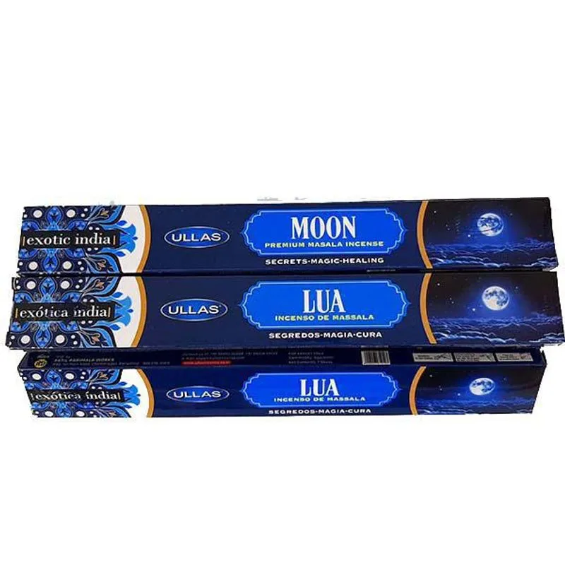 Incenso De Massala Exotic Lua - Kit 3 Caixas
