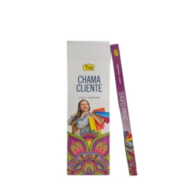 Incenso taj Chama Cliente com 7 varetas