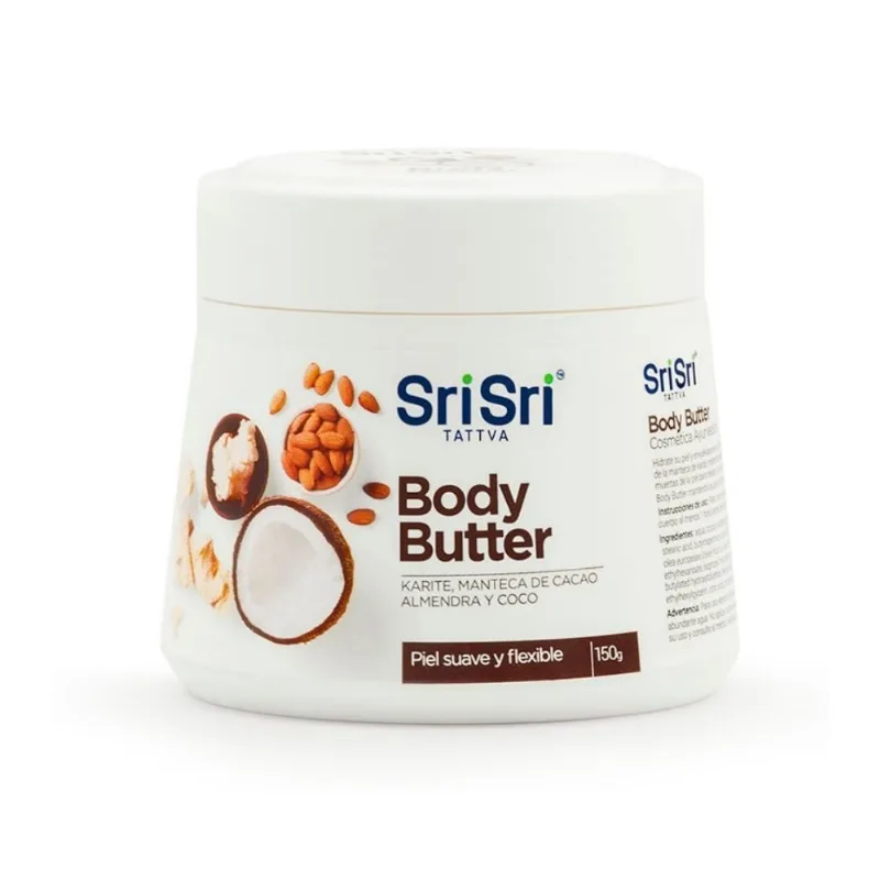 Manteca Corporal Sri Sri Tattva Aceite de Coco y Manteca de Karité x 150 g