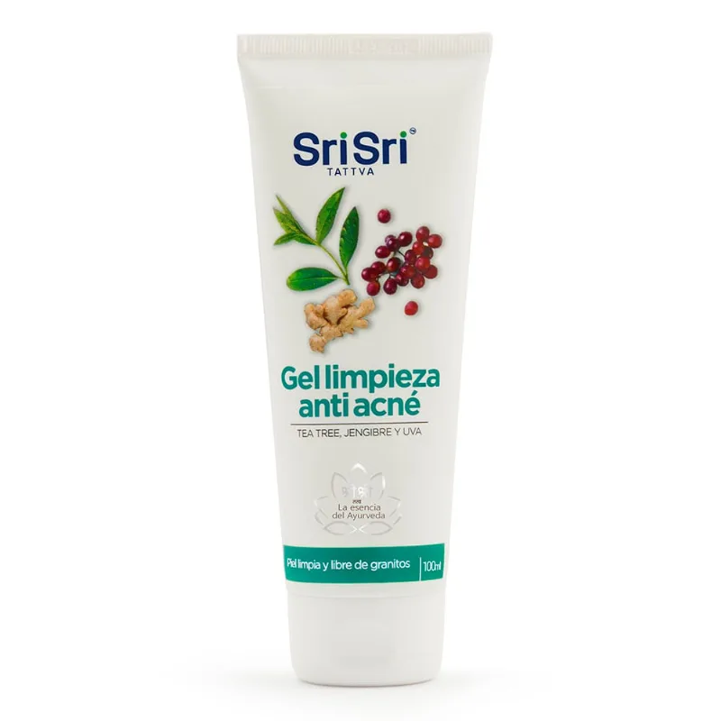 Gel Limpieza Facial Sri Sri Tattva Anti-Acné x 100 ml
