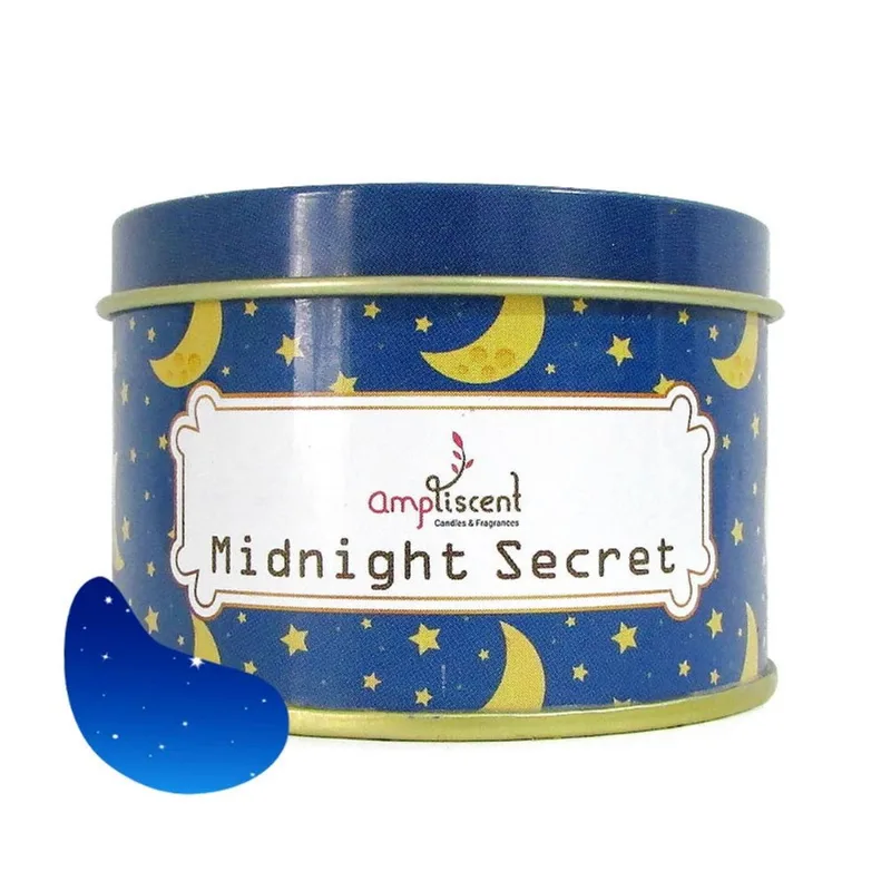Vela Aromática Ampliscent - Segredos da Meia Noite: Melhora a Qualidade do Sono