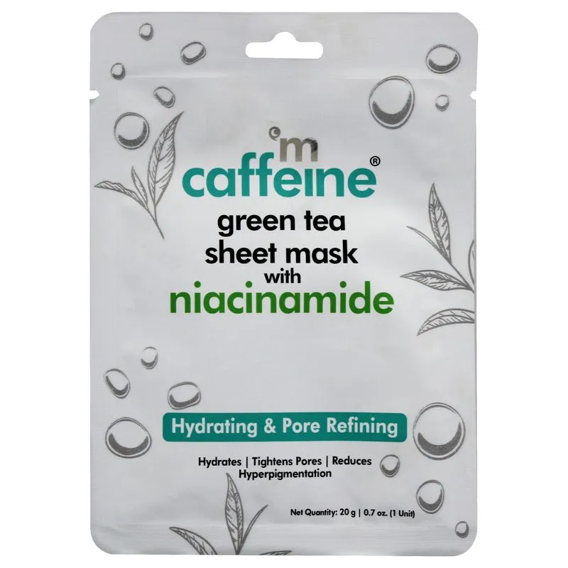 Máscara De Folha De Chá Verde Com Niacinamida Por Mcaffeine Para Unise