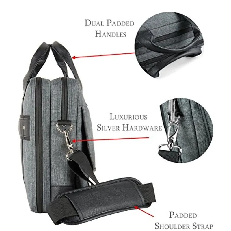 Vangoddy Twill Bag Volta À Escola Protetor Shoulder Mess