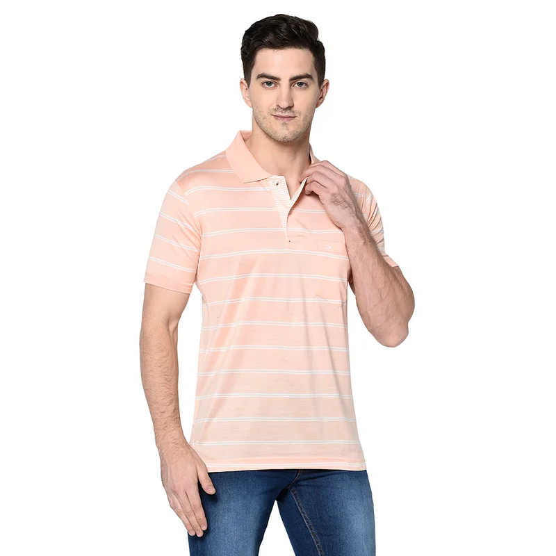 Duke Men Stardust T-Shirt H/S (5573) Peach Bud / 4XL / Striped