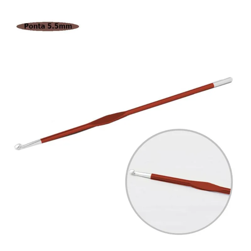 Agulha Para Crochê Knitpro Zing Aluminium 5.5mm