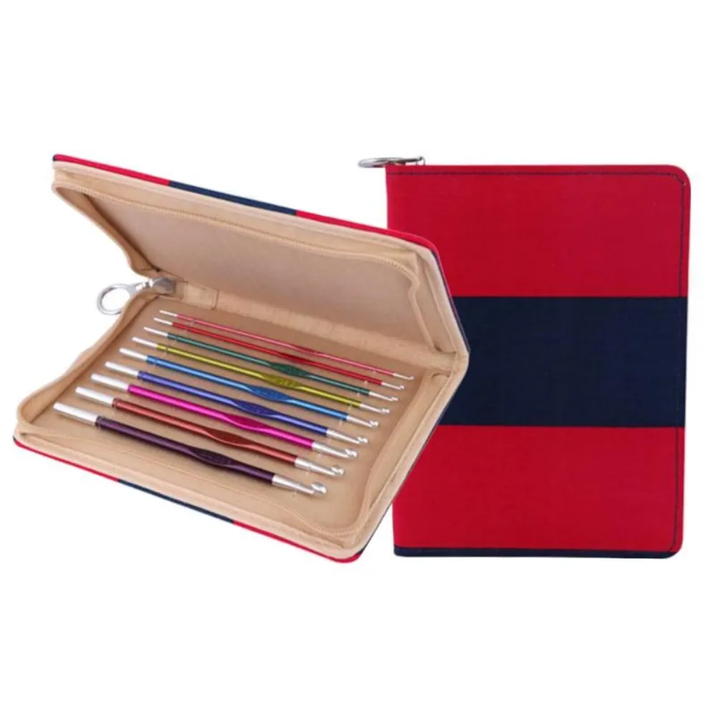 Kit De Agulhas Para Crochê Knitpro Zing Com 9 Peças