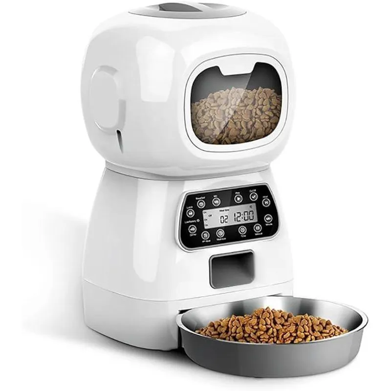 Alimentador Automático Cachorro Cães Gato Pet Temporizador