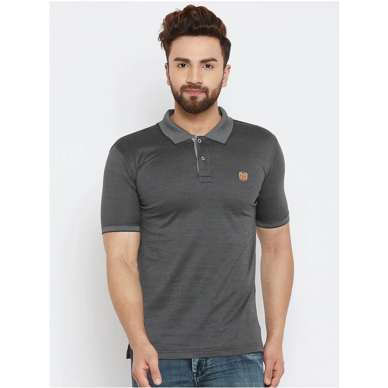 Duke Men Urban Cotton T-Shirt (LF4357) Black / XL / Striped