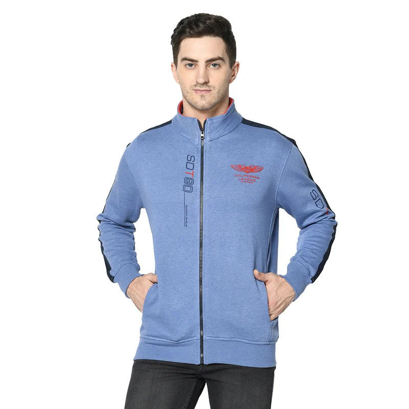 Duke Urban Mens Sweat Shirt (LF3349Q) Indigo Mix / XL / Printed