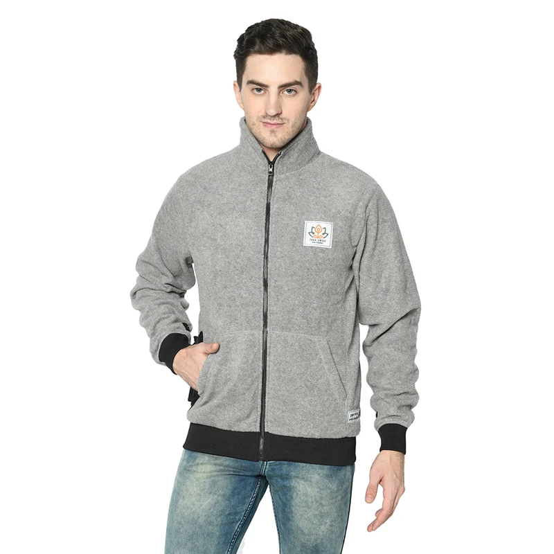 Duke Urban Stardust Mens Sweat Shirt (LF3372) Grey Mix / L / Solid