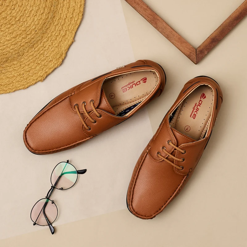 Duke Men Loafers (FWOL636) Tan / UK 10 / Solid