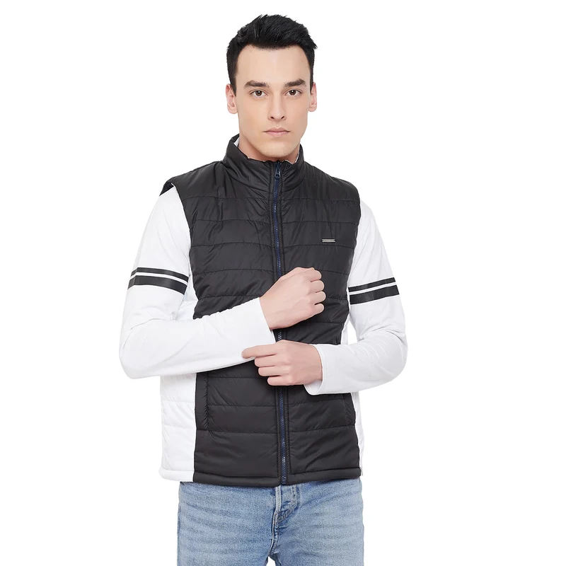 Duke Urban Men Full Sleeve Jacket (ONSDZ682) Black / XL / Colorblocked
