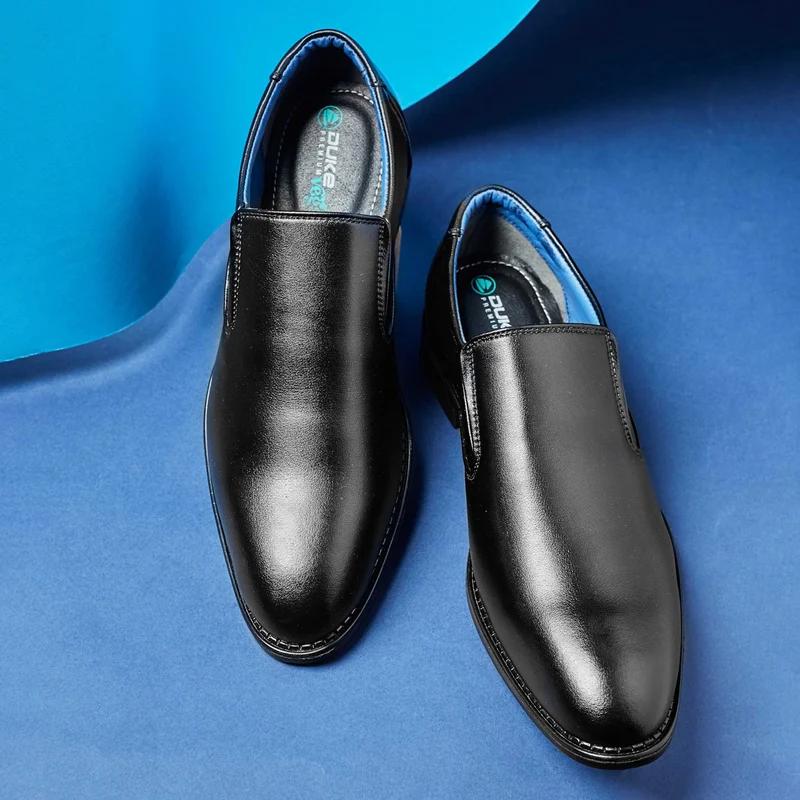 Duke Men Formal Shoes (FWOL701) Black / UK 9 / Solid Contrast