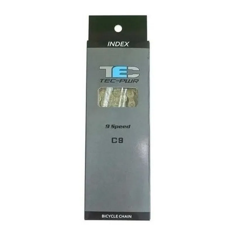 Corrente Tec 9v Bicicleta 116 Elos C9 Index Power Link Mtb S