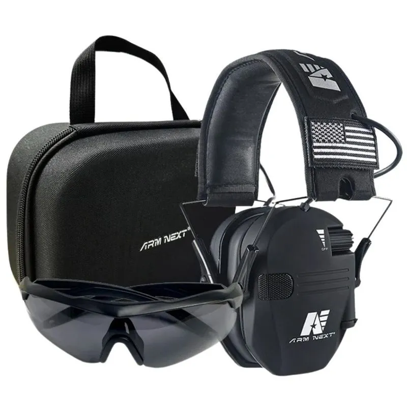 Protetor Eletrônico Esportivo Preto Case Óculos De Sol Uv400