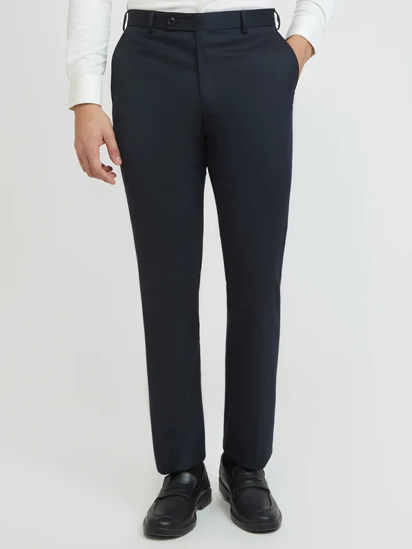 Park Avenue Men Grey Regular Fit Solid Trouser 30 / Grey