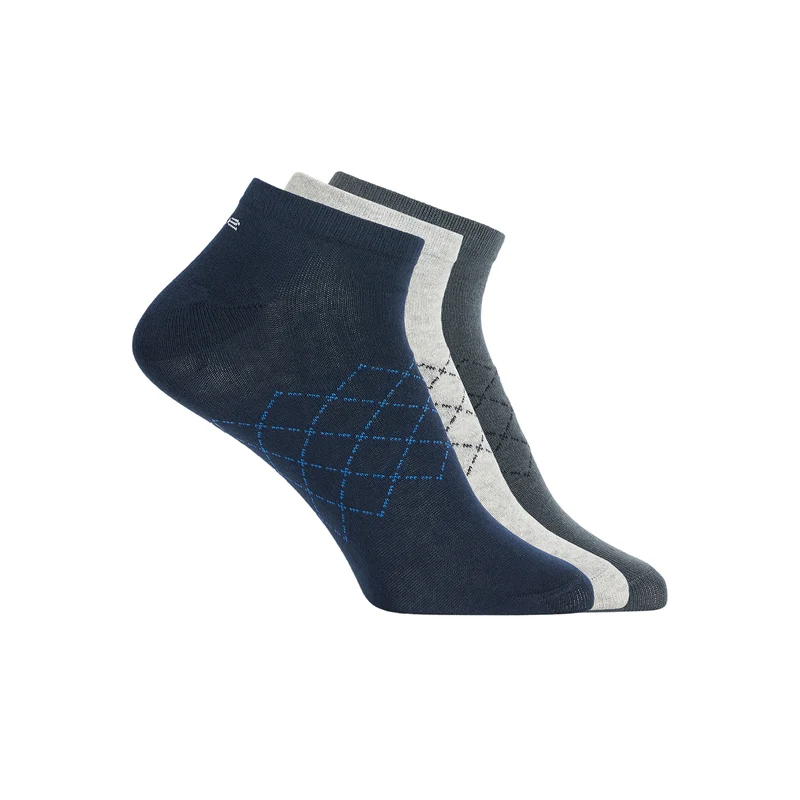 Duke Urban Men Low Cut Socks (JVP052) Free / Multi / Self design