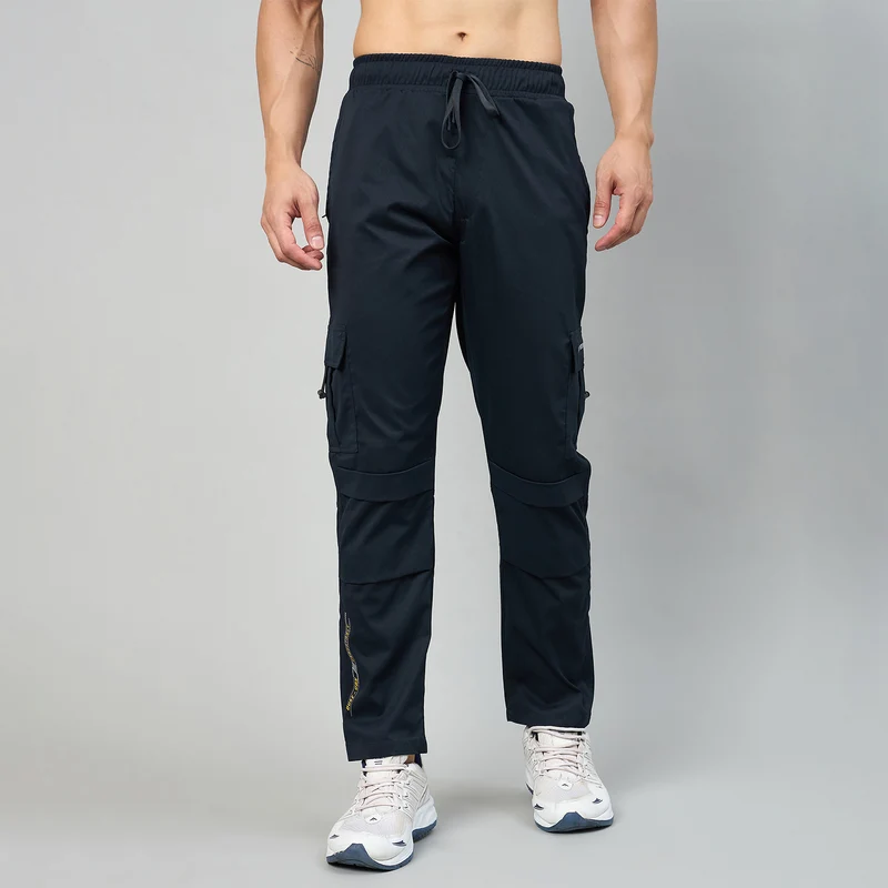Duke Men Regular Fit Trackpant (LF9101) Navy / XXL / Solid