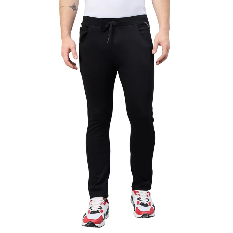 Duke Urban Men Relaxfit Trackpant (MTLF9008) Black / M / Solid