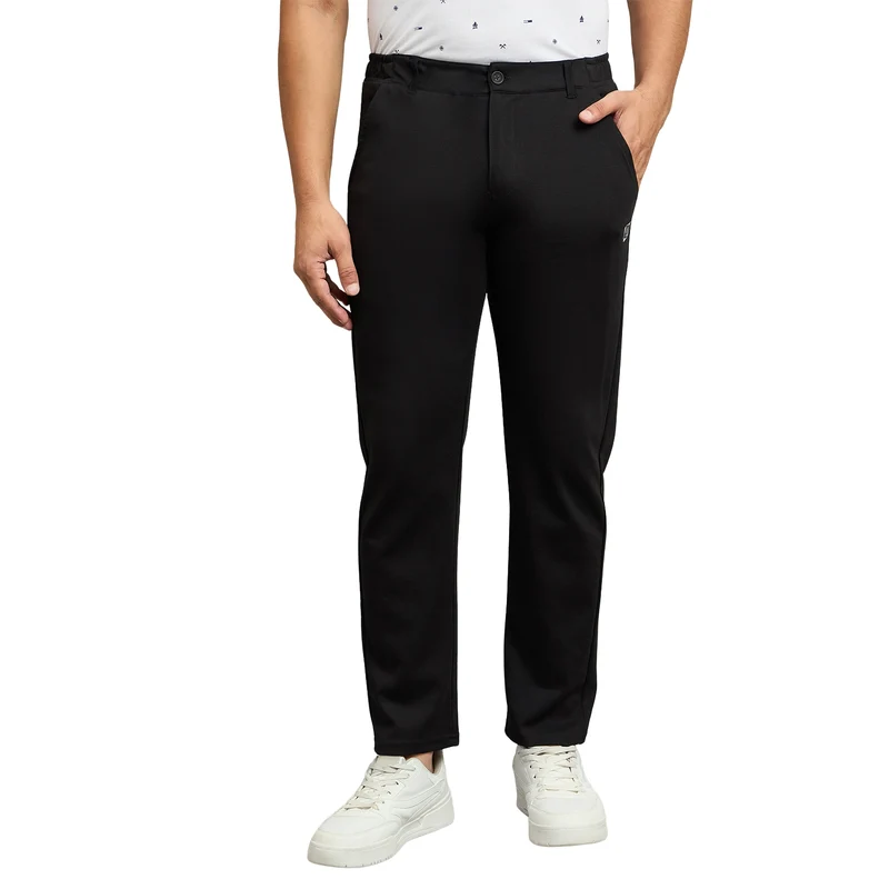 Duke Urban Men Relax Fit Track Pant (LF9105) Black / M / Solid