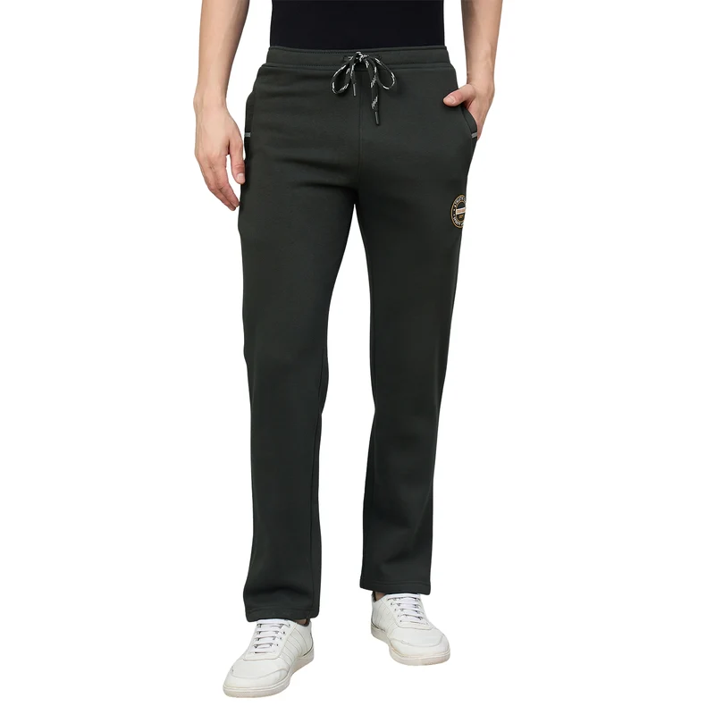 Duke Urban Men Classic Fit Fleece Trackpant (LF9099) Military / XXL / Solid