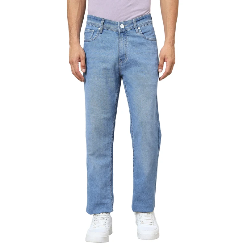 Duke Urban Men Comfort fit Stretchable mid-rise jeans (OND5900C) L.Blue / 28 / Washed