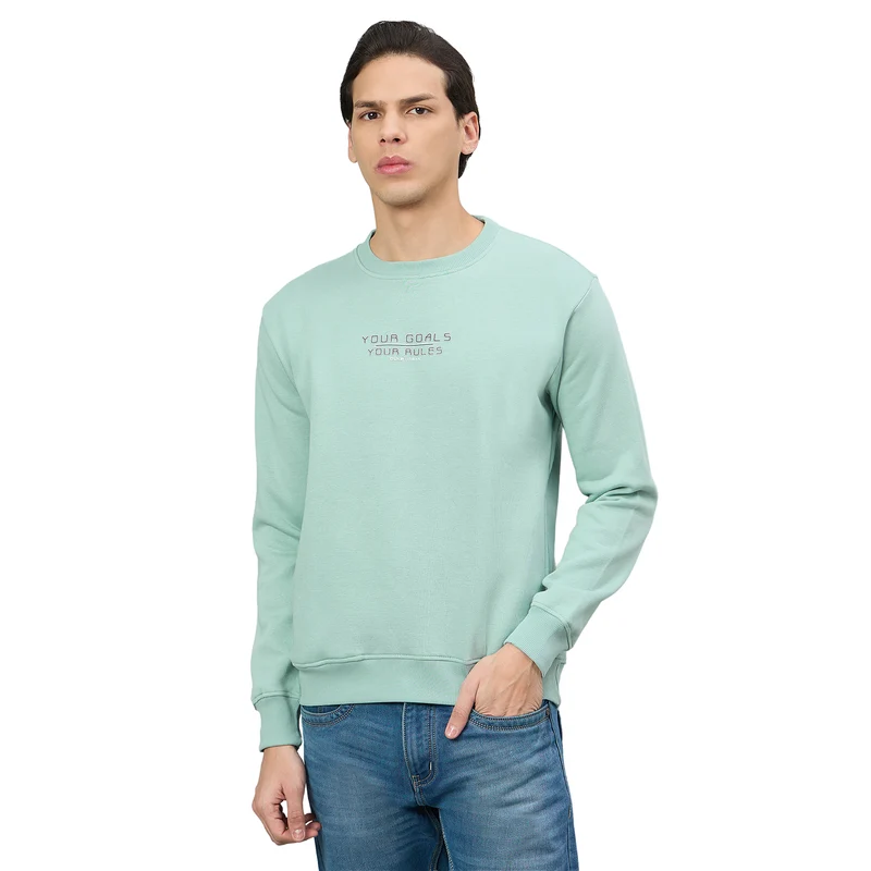 Duke Urban Men Round Neck Full Sleeve Regular Sweatshirt (LF6551) Pine / XL / Printed