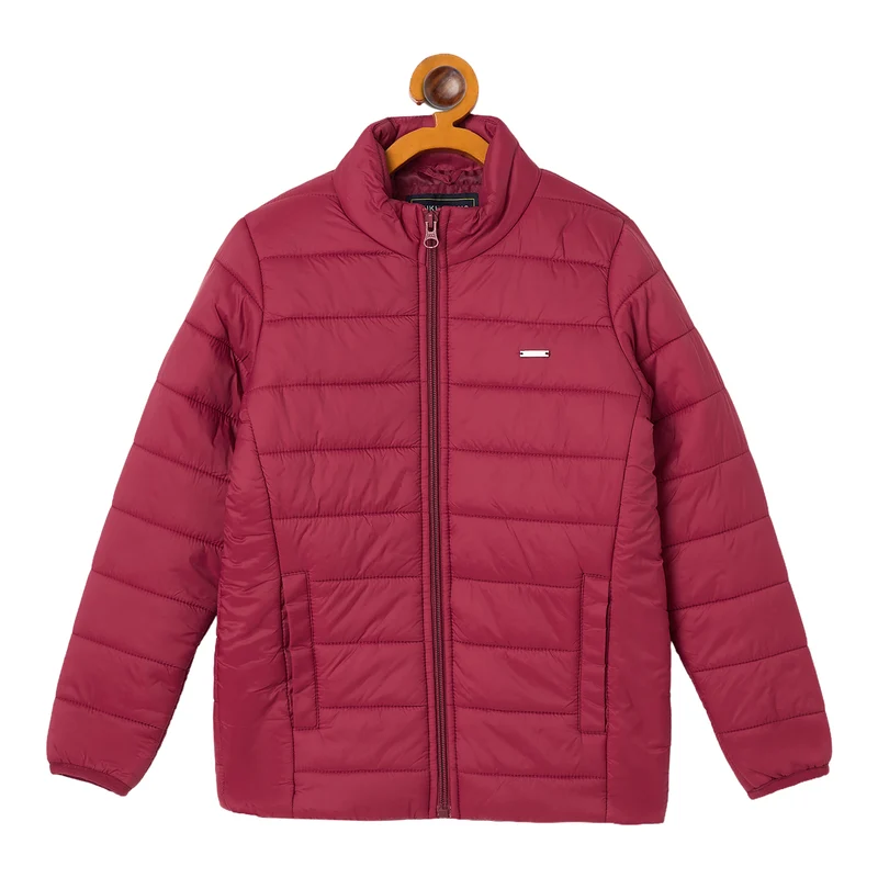Duke Urban Boys Full Sleeve Regular Jacket (SDZ1682) Maroon / 32 / Solid