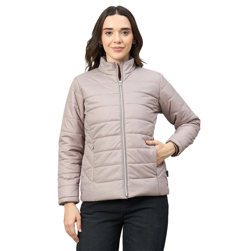 Duke Urban Women Short Style Full Sleeve Jacket (OSDZ1717) Mouse / XXL / Solid