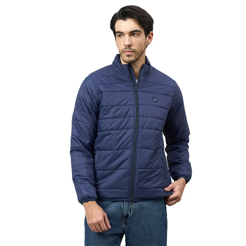 Duke Urban Men Short Style Full Sleeve Jacket (SDZ1000W) Denim / M / Solid