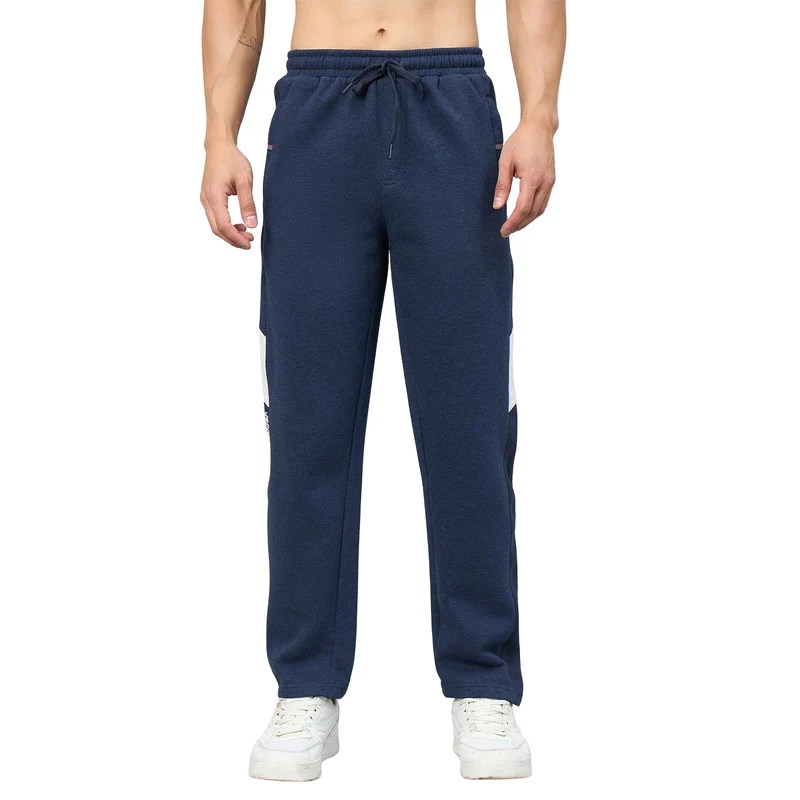 Duke Men Classic Fit Trackpant (LF9095) Navy Mel / XXL / Solid