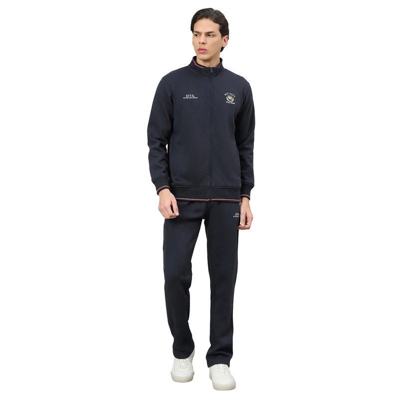 Duke Urban Men Full Sleeve Regular Tracksuit (LF6062) Navy / XL / Solid