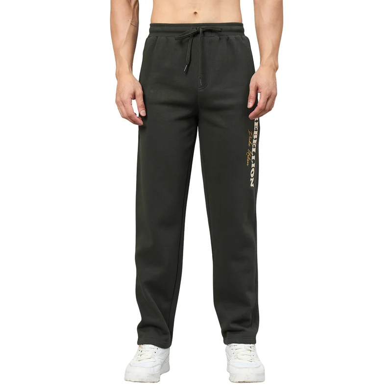 Duke Urban Men Classic Fit Knitted Designer Lower (LF9102) Military / XXL / Solid