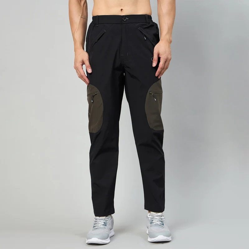 Duke Men Regular Fit Trackpant (LF9110) Black / XXL / Solid