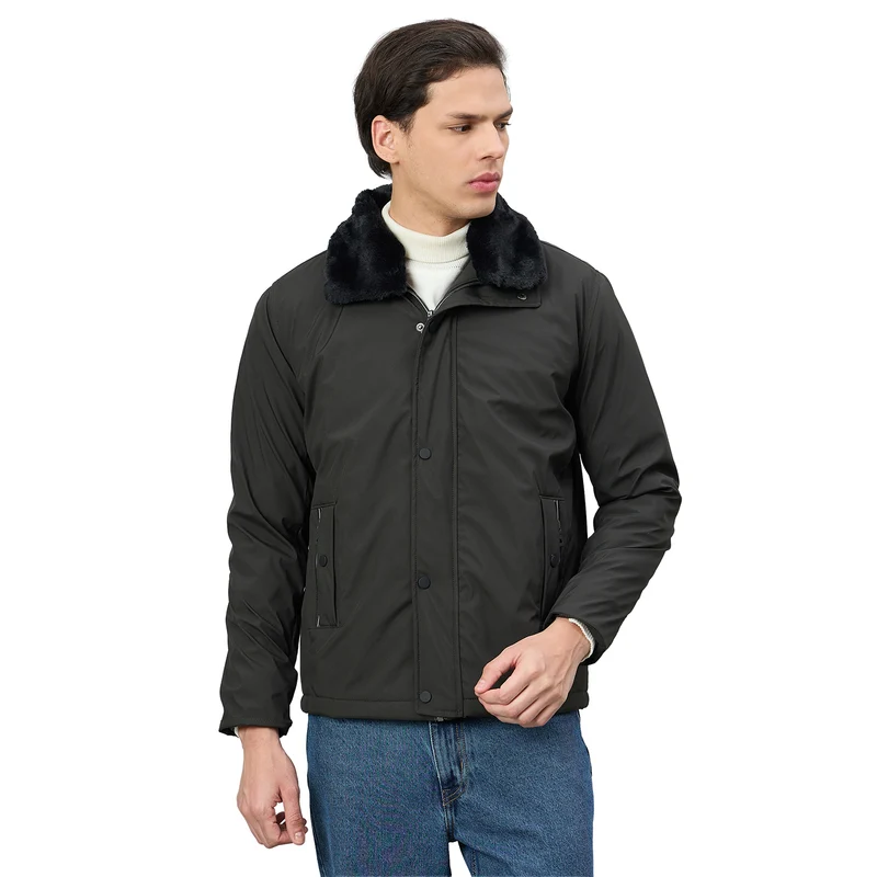Duke Urban Men Full Sleeve Regular Jacket (SDZ3283) Black / M / Solid