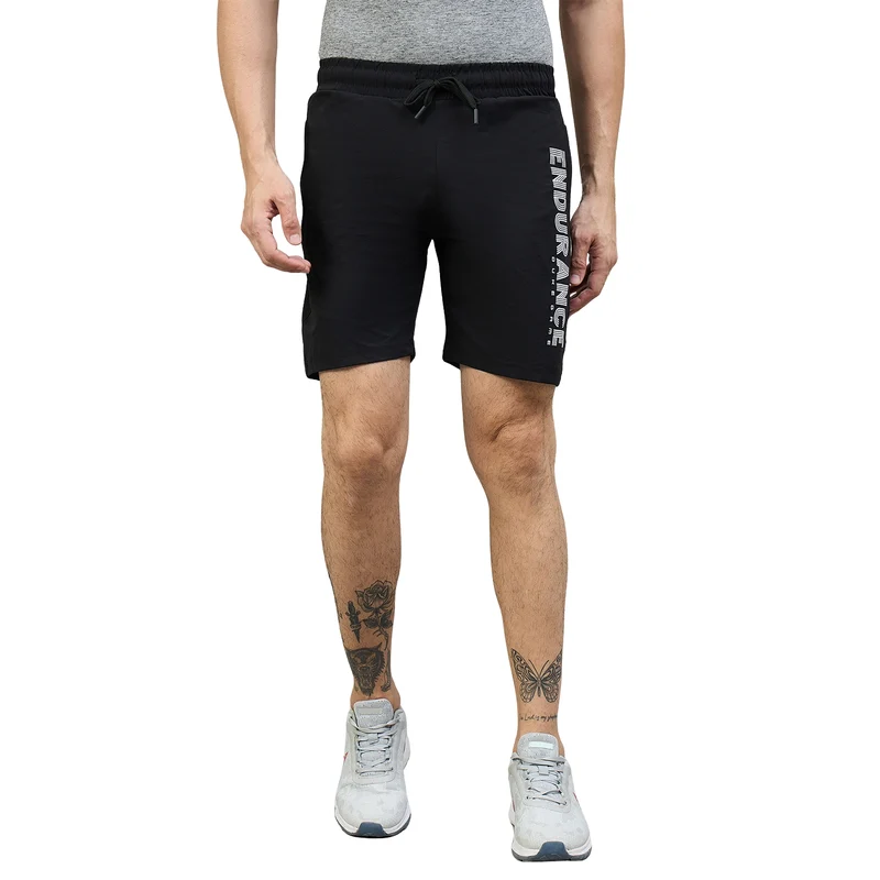 Duke Urban Men Regular Fit Bermuda Shorts (LF5056) Black / XL / Solid