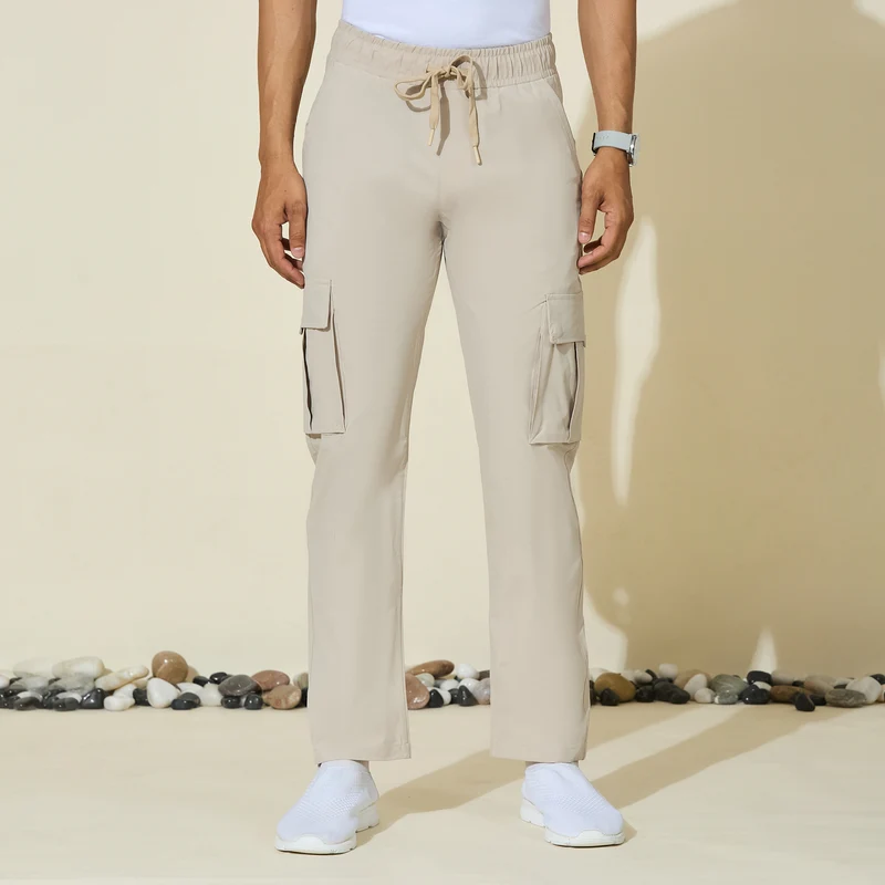 Duke Urban Men Comfort Fit Cargo (LF9127) Beige / L / Solid