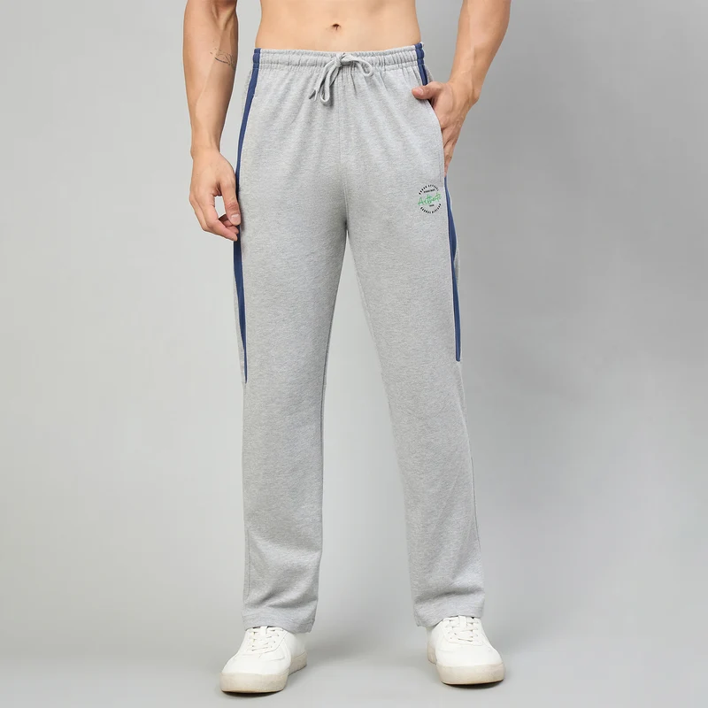 Duke Men Relax Fit Trackpant (MLF9129) M.Grey Melange / XL / Solid